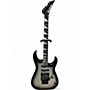 Used Jackson JS34Q Dinky Black and Silver Solid Body Electric Guitar Black and Silver