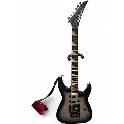 Used Jackson JS34Q Dinky Black and Silver Solid Body Electric Guitar