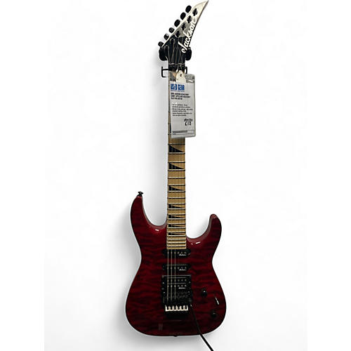 Jackson Used Jackson JS34Q Dinky Candy Apple Red Solid Body Electric Guitar Candy Apple Red