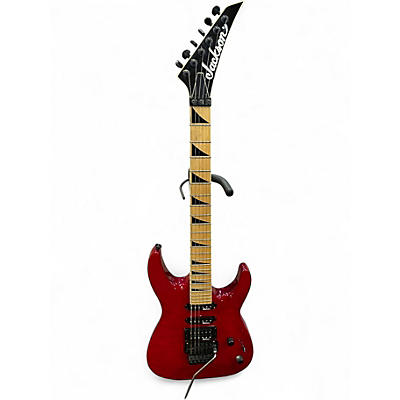 Used Jackson JS34Q Dinky Candy Apple Red Solid Body Electric Guitar