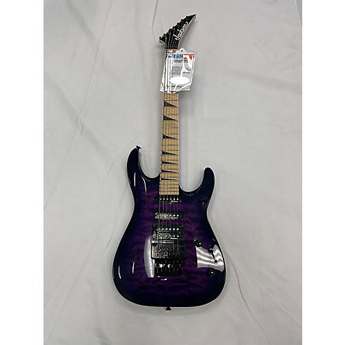 Jackson Used Jackson JS34Q Dinky Purple Solid Body Electric Guitar Purple