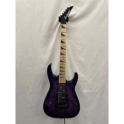 Jackson Used Jackson JS34Q Dinky Purple Solid Body Electric Guitar