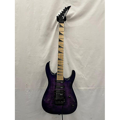 Jackson Used Jackson JS34Q Dinky Purple Solid Body Electric Guitar Purple