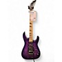 Used Jackson JS34Q Dinky Purple Solid Body Electric Guitar Purple