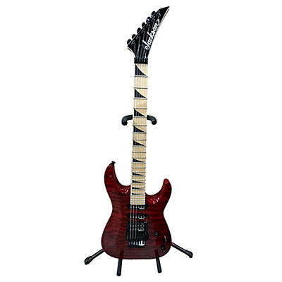 Jackson Used Jackson JS34Q Dinky Red Solid Body Electric Guitar