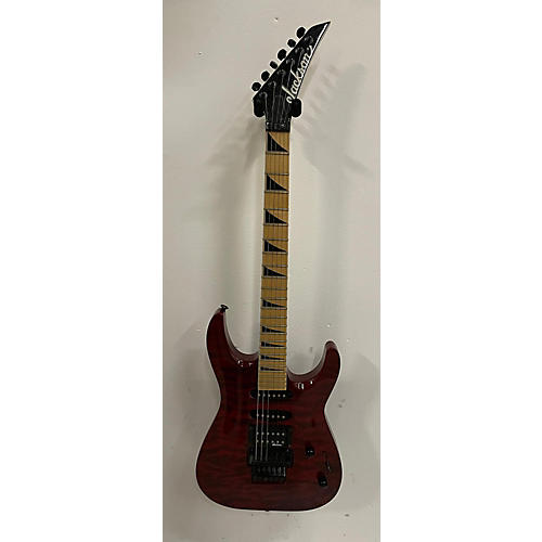 Jackson Used Jackson JS34Q Dinky Red Solid Body Electric Guitar Red