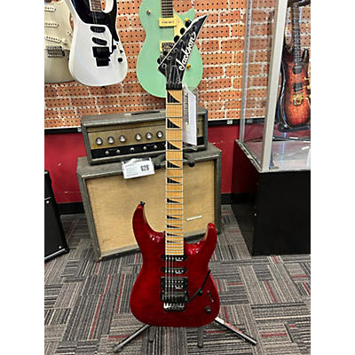 Jackson Used Jackson JS34Q Dinky Red Solid Body Electric Guitar