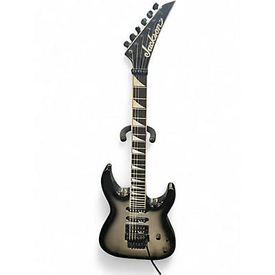 Used Jackson JS34Q Dinky SILVER BURST Solid Body Electric Guitar