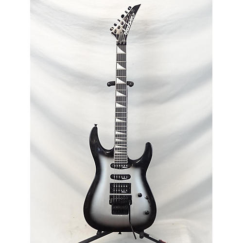 Jackson Used Jackson JS34Q Dinky Silver Burst Solid Body Electric Guitar Silver Burst