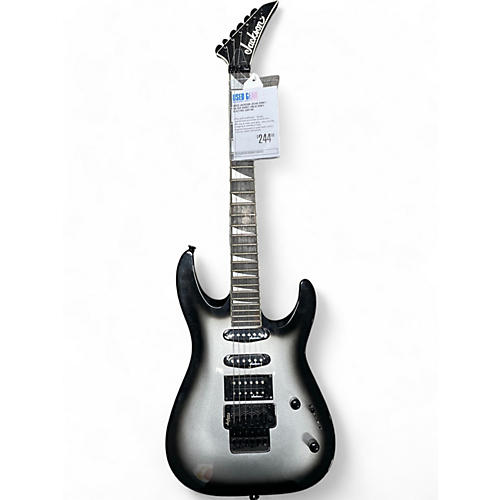 Jackson Used Jackson JS34Q Dinky Silver Burst Solid Body Electric Guitar Silver Burst