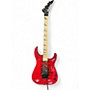 Used Jackson JS34Q Dinky TRANS RED Solid Body Electric Guitar TRANS RED
