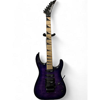 Jackson Used Jackson JS34Q Dinky TRANSPARENT PURPLE Solid Body Electric Guitar