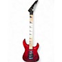 Used Jackson JS34Q Dinky TRANSPARENT RED Solid Body Electric Guitar TRANSPARENT RED
