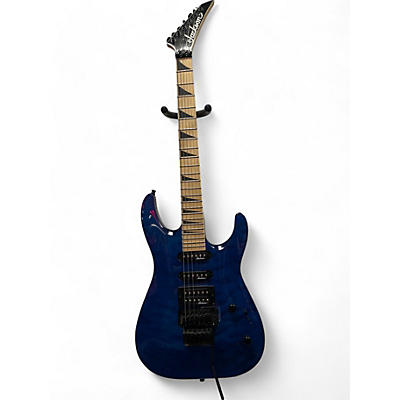 Jackson Used Jackson JS34Q Dinky Trans Blue Solid Body Electric Guitar