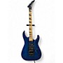 Used Jackson JS34Q Dinky Trans Blue Solid Body Electric Guitar Trans Blue