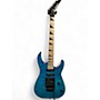Used Jackson JS34Q Dinky Trans Blue Solid Body Electric Guitar Trans Blue