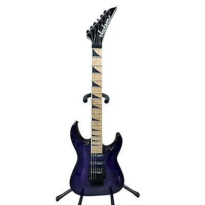 Jackson Used Jackson JS34Q Dinky Trans Purple Solid Body Electric Guitar