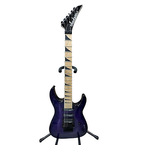 Jackson Used Jackson JS34Q Dinky Trans Purple Solid Body Electric Guitar Trans Purple