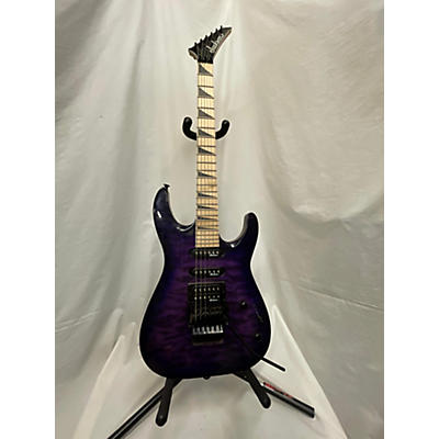 Jackson Used Jackson JS34Q Dinky Trans Purple Solid Body Electric Guitar