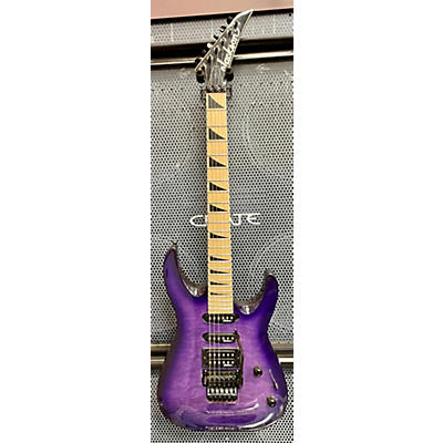 Jackson Used Jackson JS34Q Dinky Trans Purple Solid Body Electric Guitar