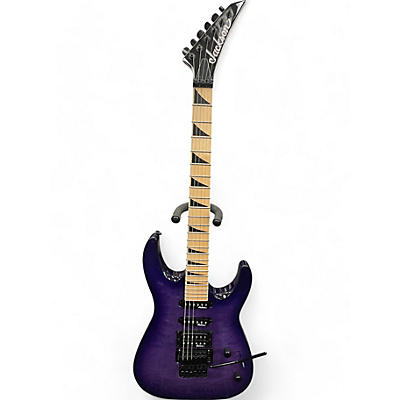 Jackson Used Jackson JS34Q Dinky Trans Purple Solid Body Electric Guitar