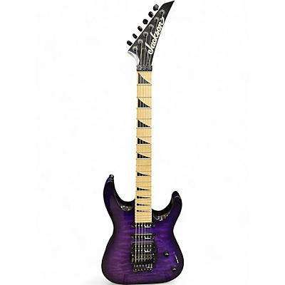 Jackson Used Jackson JS34Q Dinky Trans Purple Solid Body Electric Guitar