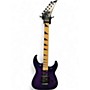 Used Jackson JS34Q Dinky Trans Purple Solid Body Electric Guitar Trans Purple