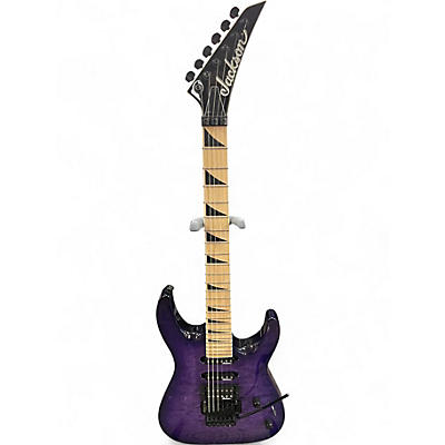 Used Jackson JS34Q Dinky Trans Purple Solid Body Electric Guitar