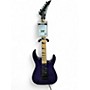 Used Jackson JS34Q Dinky Trans Purple Solid Body Electric Guitar Trans Purple