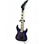 Used Jackson JS34Q Dinky Trans Purple Solid Body Electric Guitar Trans Purple