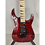 Used Jackson Used Jackson JS34Q Dinky Trans Red Solid Body Electric Guitar Trans Red