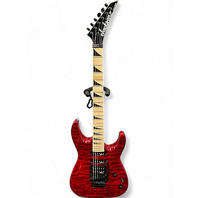 Jackson Used Jackson JS34Q Dinky Trans Red Solid Body Electric Guitar