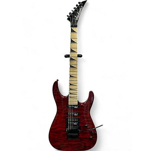 Jackson Used Jackson JS34Q Dinky Trans Red Solid Body Electric Guitar Trans Red