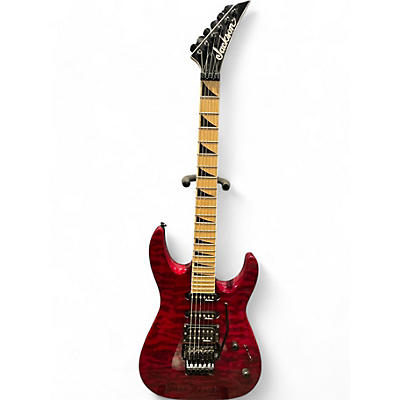 Jackson Used Jackson JS34Q Dinky Trans Red Solid Body Electric Guitar