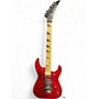 Used Jackson JS34Q Dinky Trans Red Solid Body Electric Guitar Trans Red