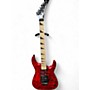 Used Jackson JS34Q Dinky Trans Red Solid Body Electric Guitar Trans Red