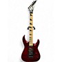 Used Jackson JS34Q Dinky Trans Red Solid Body Electric Guitar Trans Red