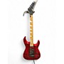 Used Jackson JS34Q Dinky Trans Red Solid Body Electric Guitar Trans Red