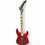 Used Jackson JS34Q Dinky Trans Red Solid Body Electric Guitar Trans Red