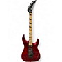 Used Jackson JS34Q Dinky Trans Red Solid Body Electric Guitar Trans Red