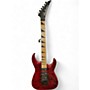 Used Jackson JS34Q Dinky Trans Red Solid Body Electric Guitar Trans Red