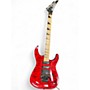 Used Jackson JS34Q Dinky Transparent Red Solid Body Electric Guitar Transparent Red