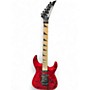 Used Jackson JS34Q Dinky Transparent Red Solid Body Electric Guitar Transparent Red