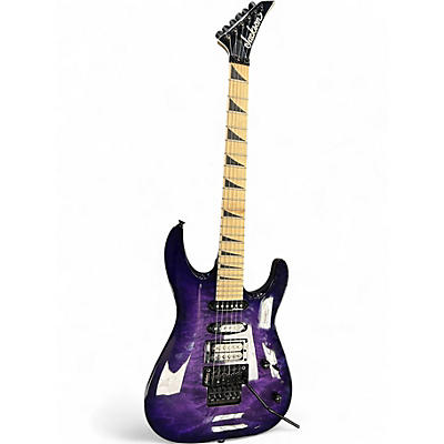 Used Jackson JS34Q  Trans Purple Solid Body Electric Guitar