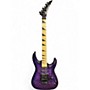 Used Jackson JS34Q Trans Purple Solid Body Electric Guitar Trans Purple