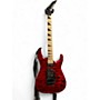 Used Jackson JS34Q Trans Red Solid Body Electric Guitar Trans Red