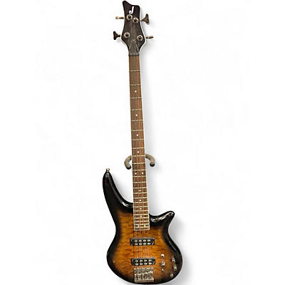 Used Jackson JS3Q Amber BUSRT  Electric Bass Guitar