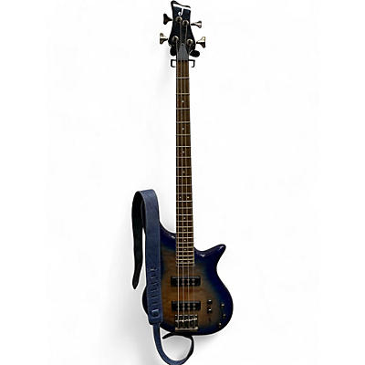 Jackson Used Jackson JS3Q Amber Blue Burst Electric Bass Guitar