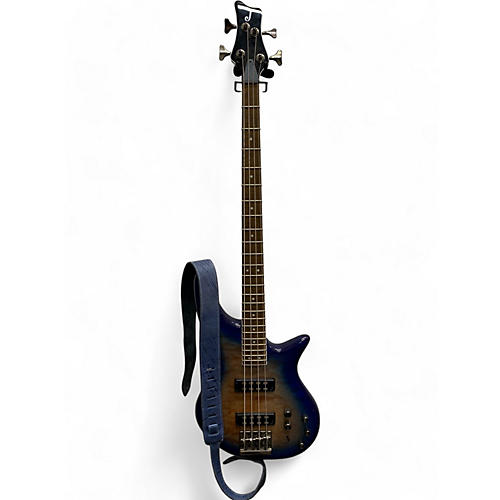 Jackson Used Jackson JS3Q Amber Blue Burst Electric Bass Guitar Amber Blue Burst