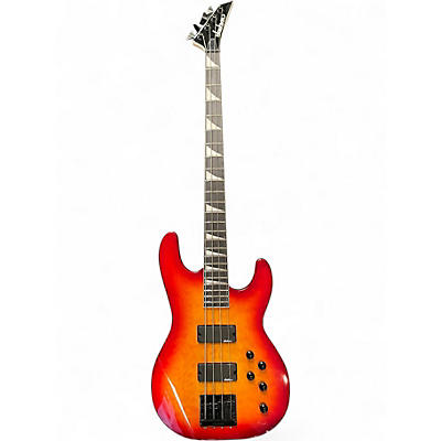 Used Jackson JS3Q Cherry Burst Electric Bass Guitar